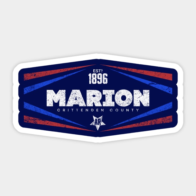 Marion Legacy '96 Sticker by rt-shirts